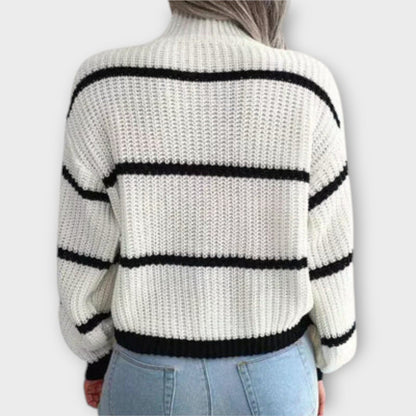 Classic Horizontal Neck Sweater