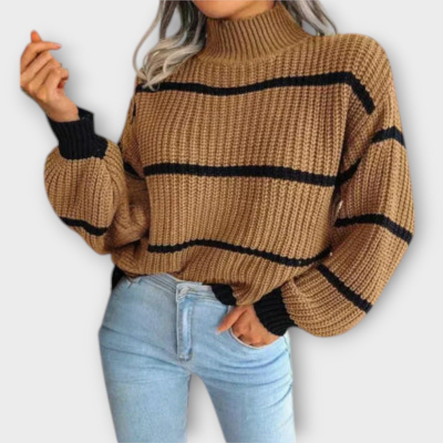 Classic Horizontal Neck Sweater