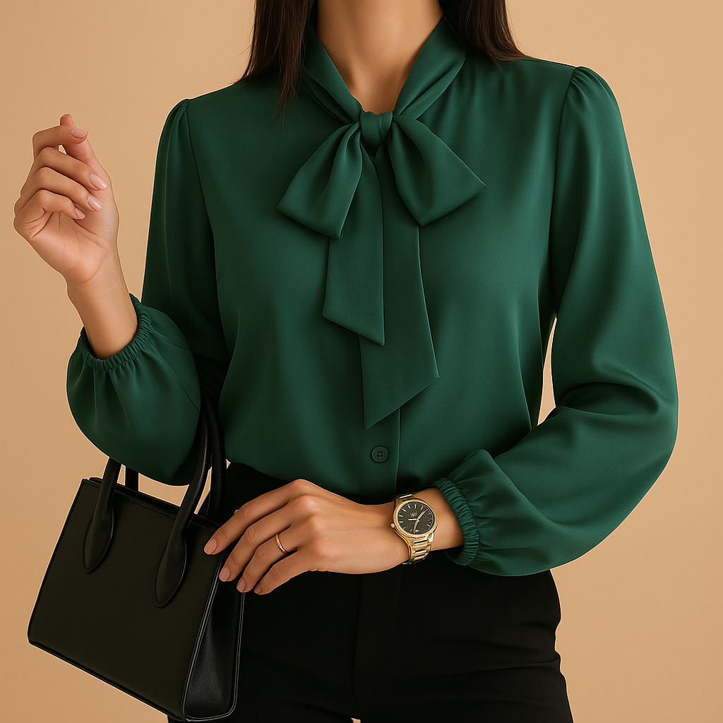 Elegant Women's Ruffle Blouse Top - Luxivelle