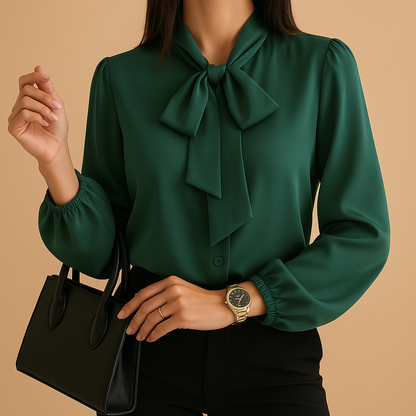 Elegant Women's Ruffle Blouse Top - Luxivelle