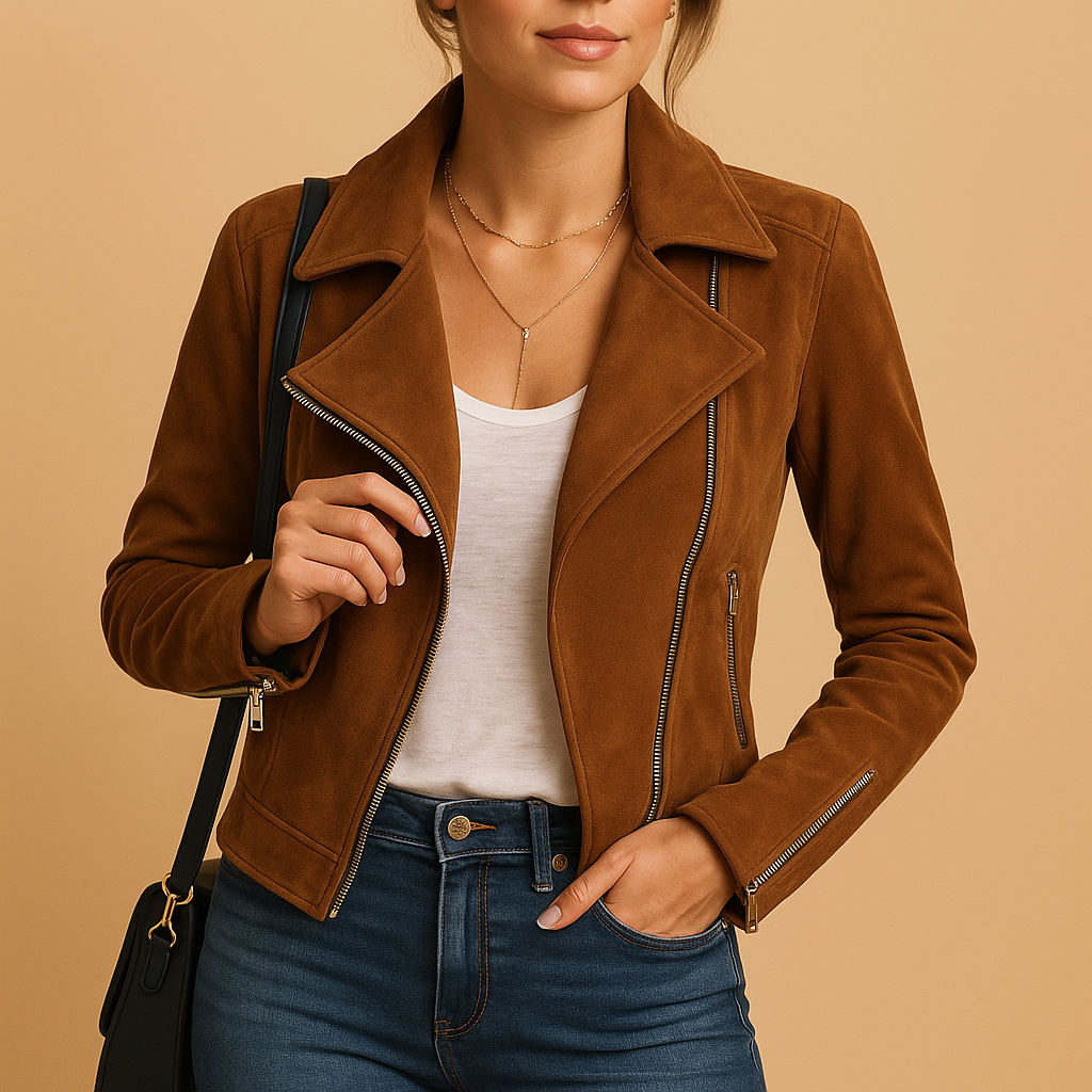 Lightweight Women's Summer Jacket in Soft Fabric - Luxivelle