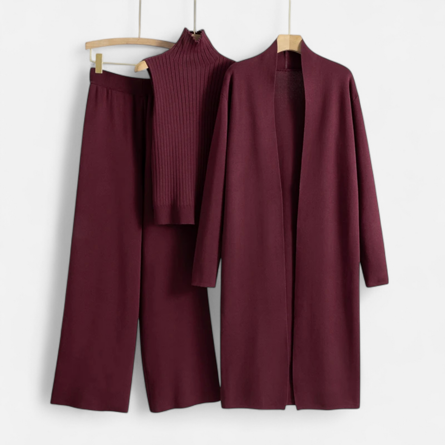 Cozy Women's 3-Piece Sweater Outfit Set