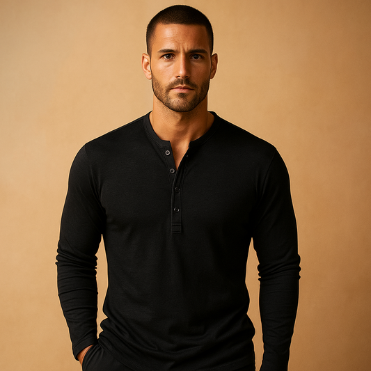 Timeless Mens Long Sleeve Dress Shirt - Luxivelle