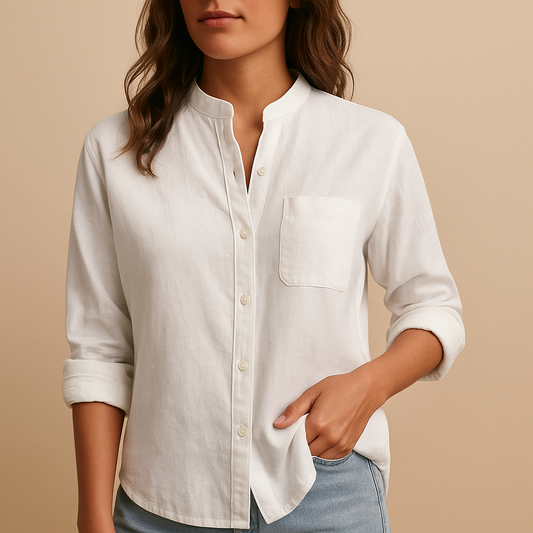 Timeless Fit Women's Long Sleeve Blouse - Luxivelle