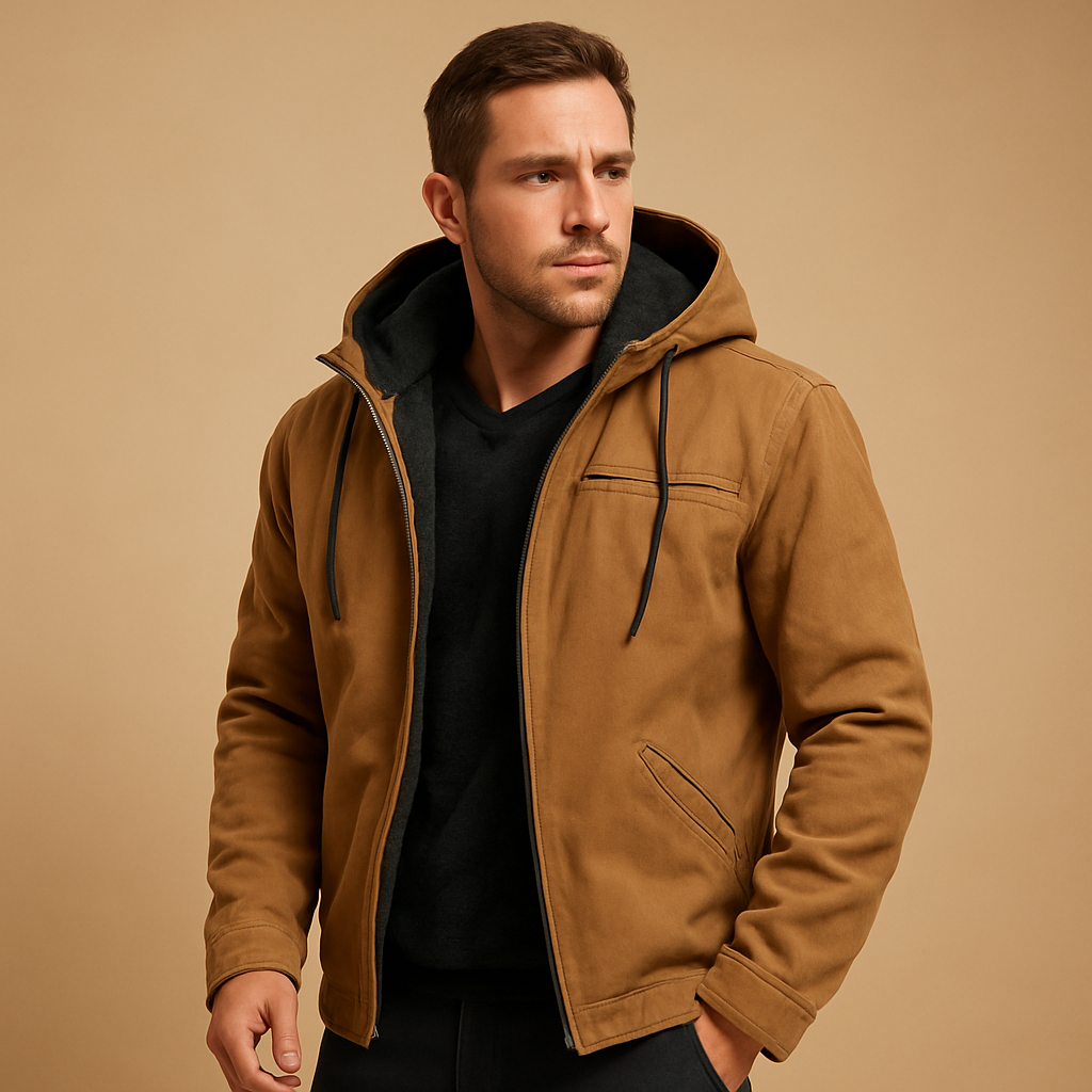 Men's Vintage Hoodie Zip Up Sweater - Luxivelle