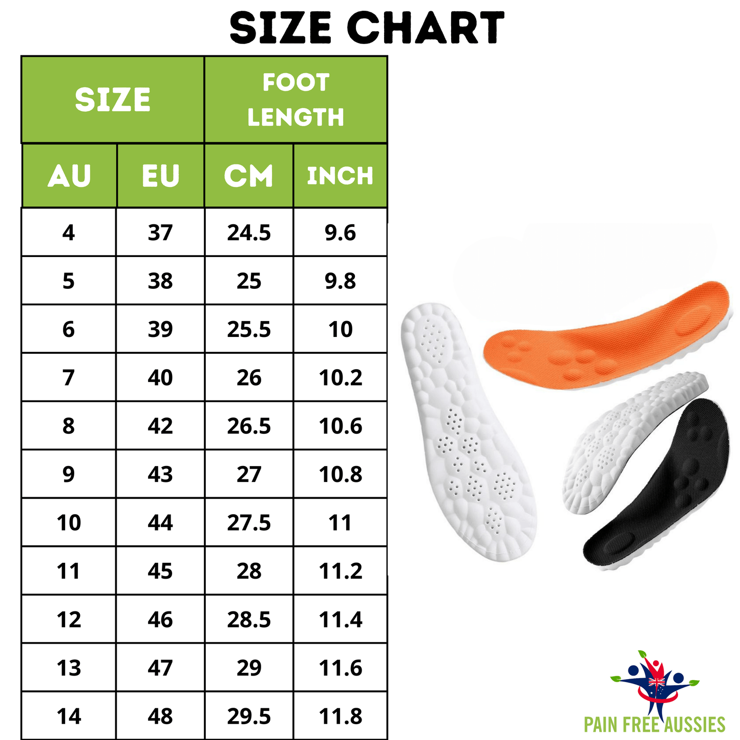 Comfortable Gel Arch Support Insoles