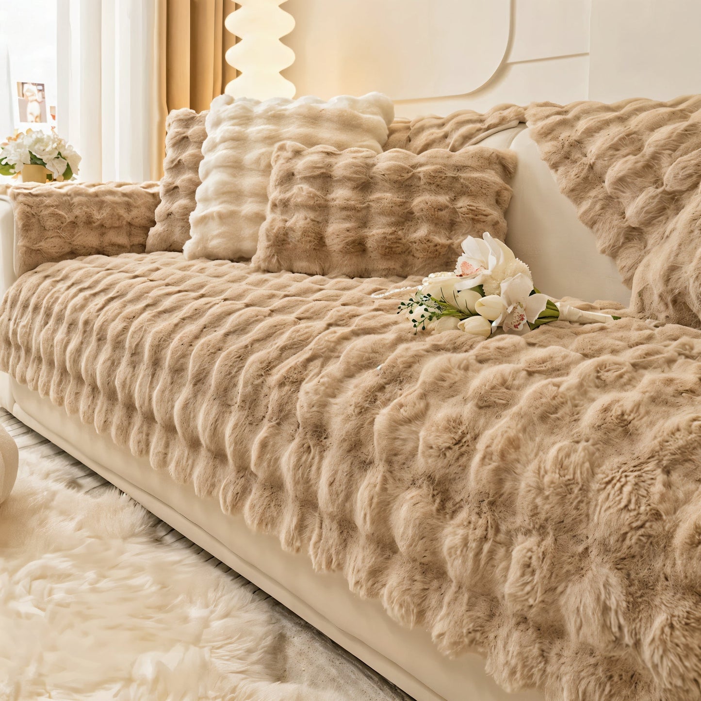Plush Velvet Furniture Protector Cover