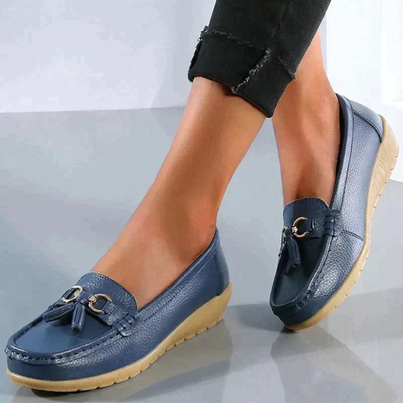 Ladies Comfort Slip On Shoe - Luxivelle