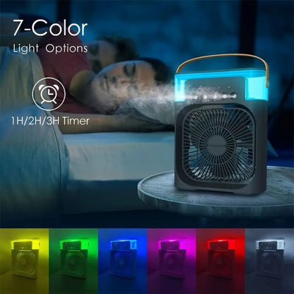 Compact Multi Function Air Cooler Fan Humidifier - Luxivelle