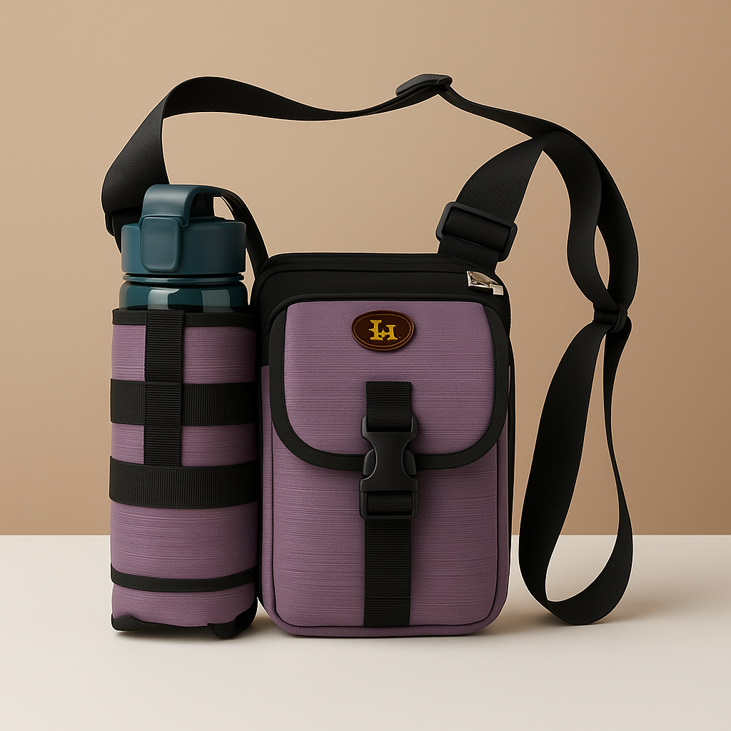 Small Cross Body Water Bottle Bag for Men - Luxivelle