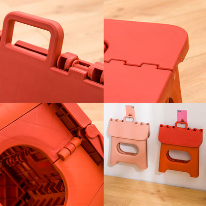 Compact Folding Step Stool with Grip Handle - Luxivelle
