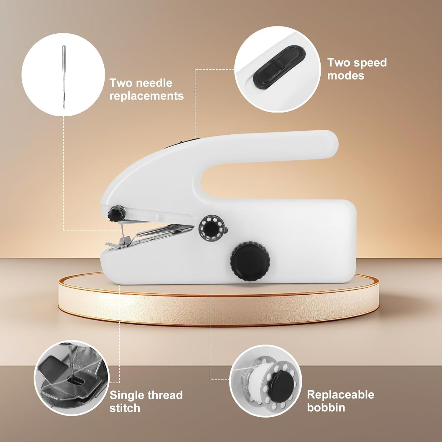 Compact Travel Sewing Machine - Easy To Use - Luxivelle