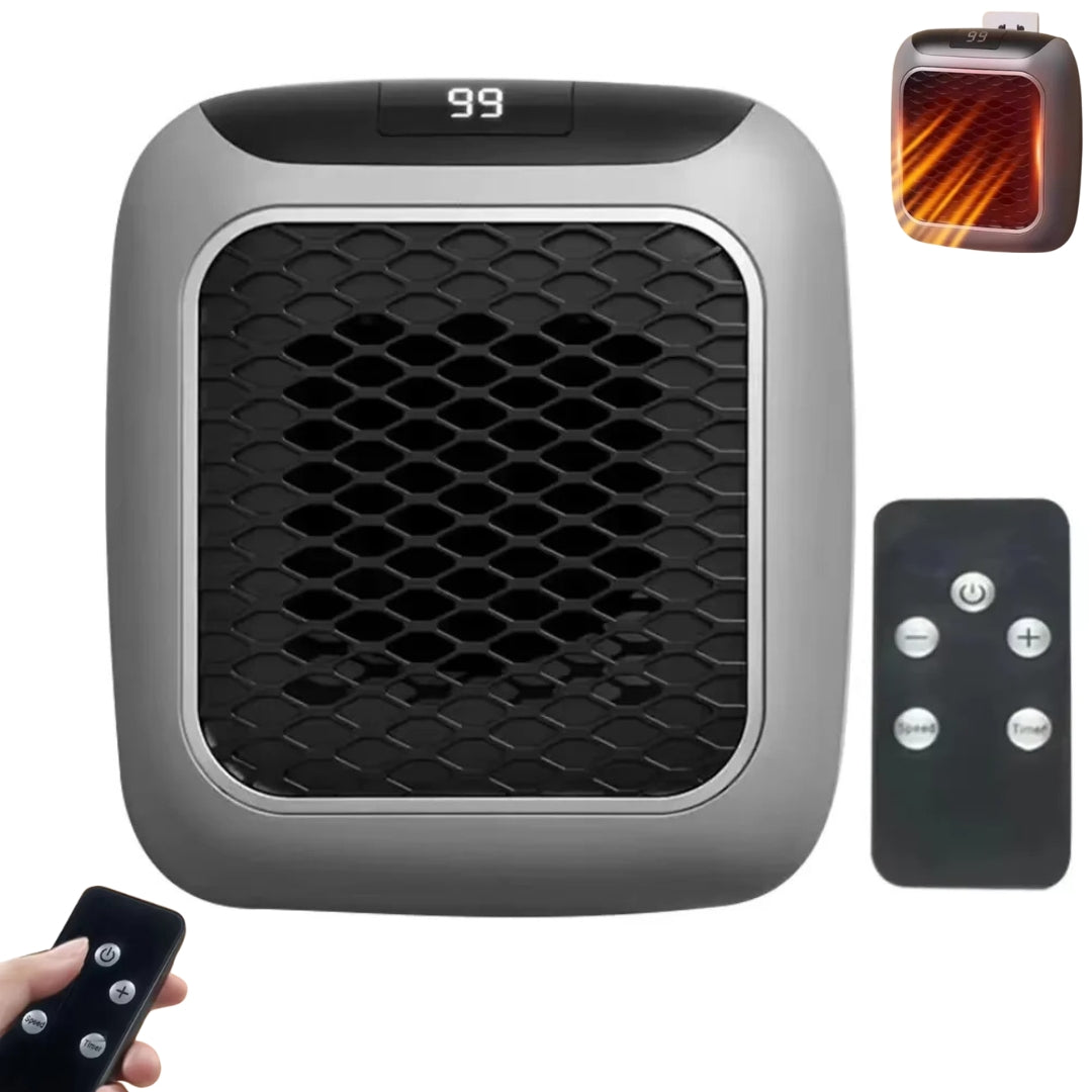 Compact 800W Electric Space Heater - Luxivelle