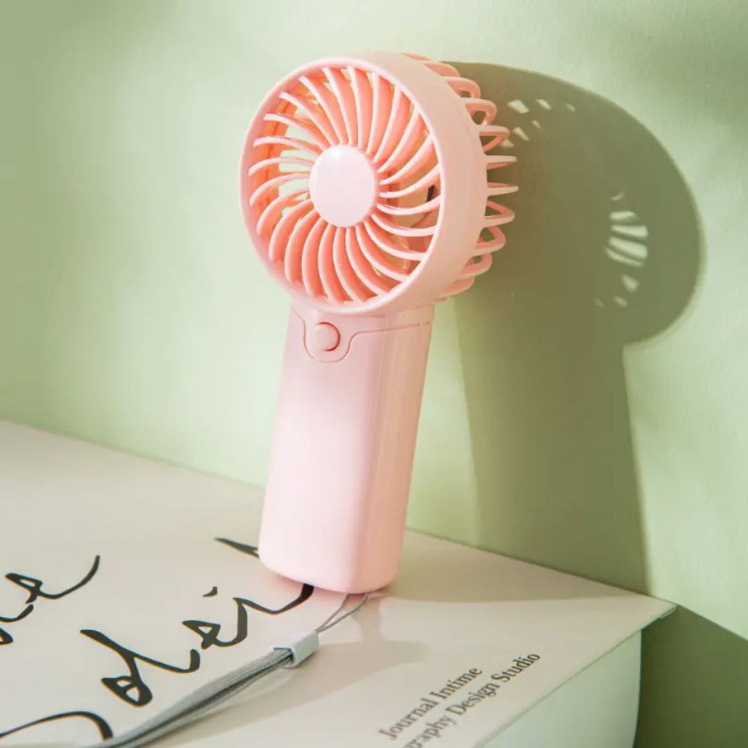 Small Personal Rechargeable Desk Fan - Luxivelle