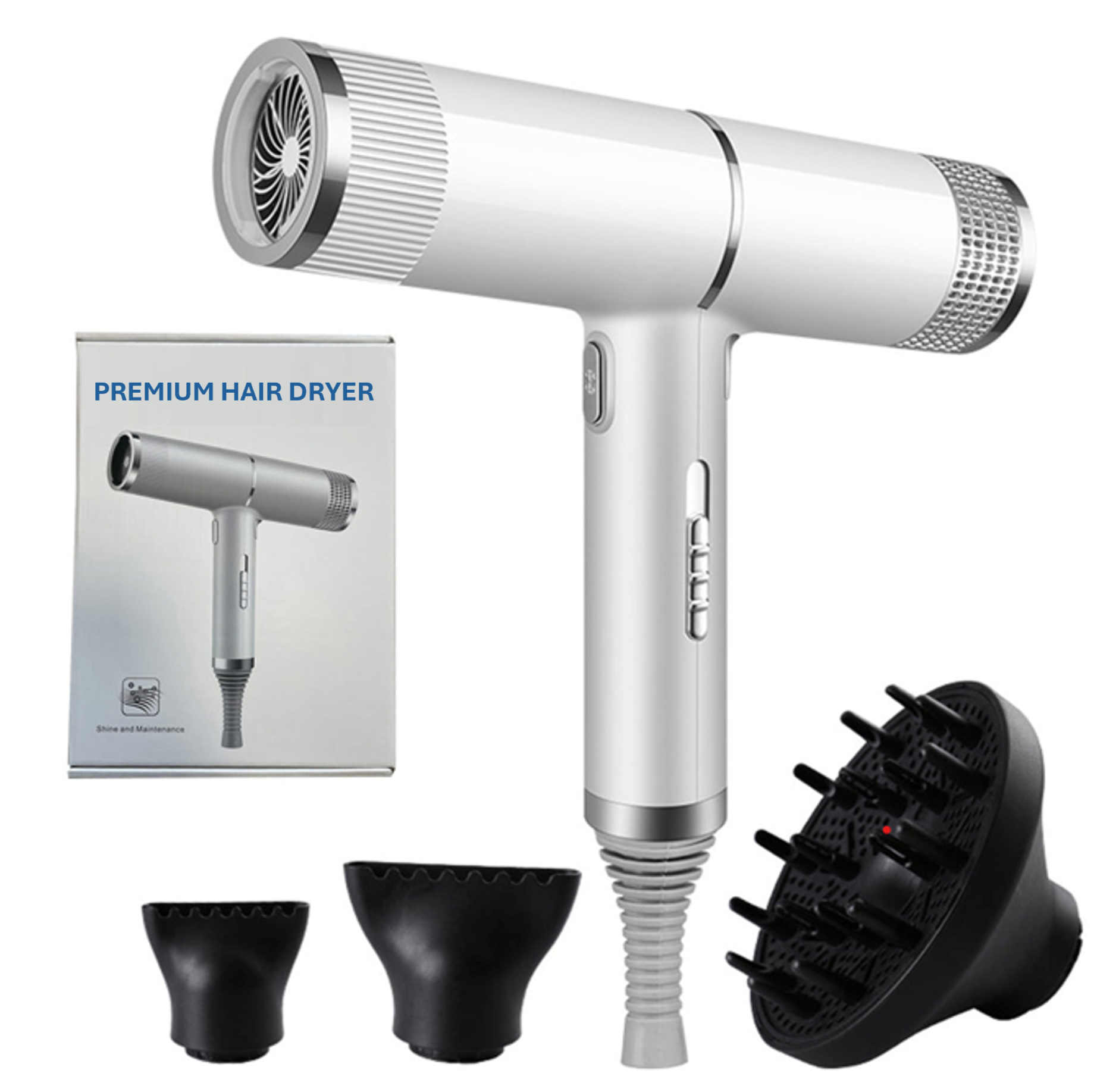 Fast Ionic Salon Hair Dryer for Pro Styling - Luxivelle