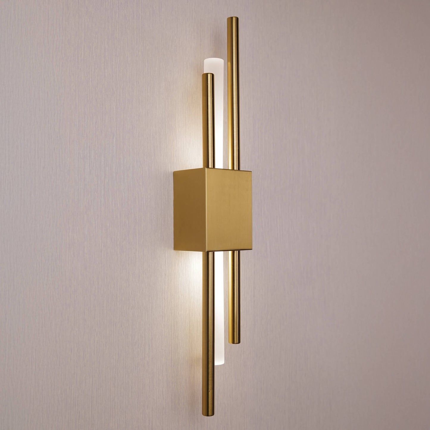 Modern Double Glass Panel Wall Light - Luxivelle
