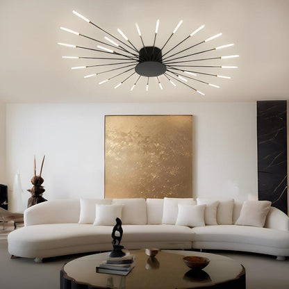 Modern LED Ceiling Lamp - Sparkling Fireworks Pattern - Luxivelle