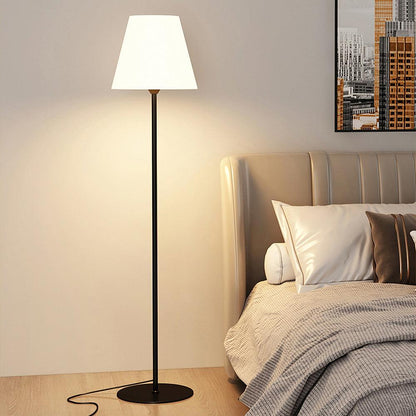 Modern Glass and Metal Tall Floor Lamp for Living Room - Luxivelle