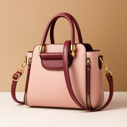 Contrast waterproof crossbody bag for women with detachable strap, spacious interior, and lightweight design—perfect for work, travel, and everyday wear.