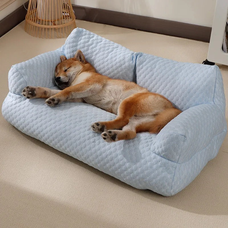 Comfortable Pet Sofa Bed with Ventilated Fabric - Luxivelle
