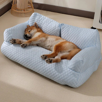 Comfortable Pet Sofa Bed with Ventilated Fabric - Luxivelle
