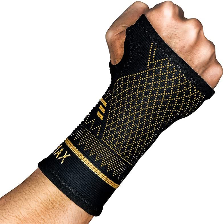Comfortable Metal Wrist Support Brace for Pain Relief - Luxivelle