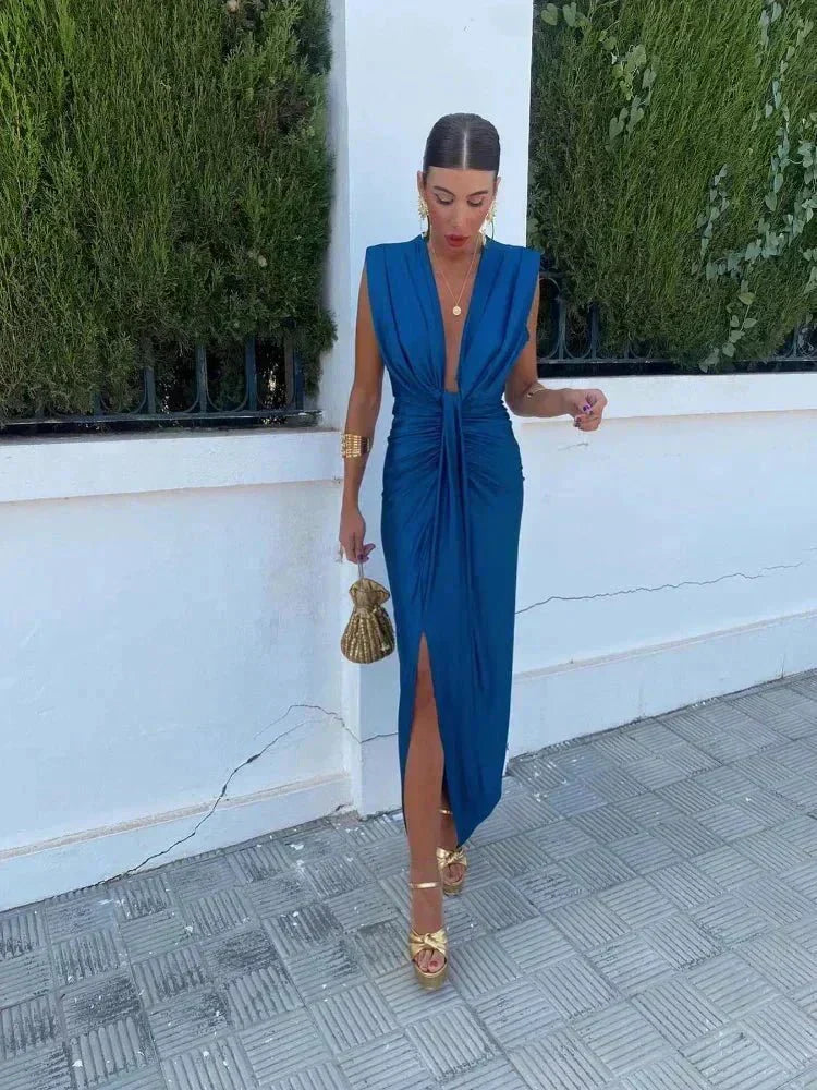 Chic Flowy Maxi Dress