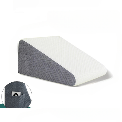 Contoured Support Neck Pillow – Comfort Foam Wedge Cushion