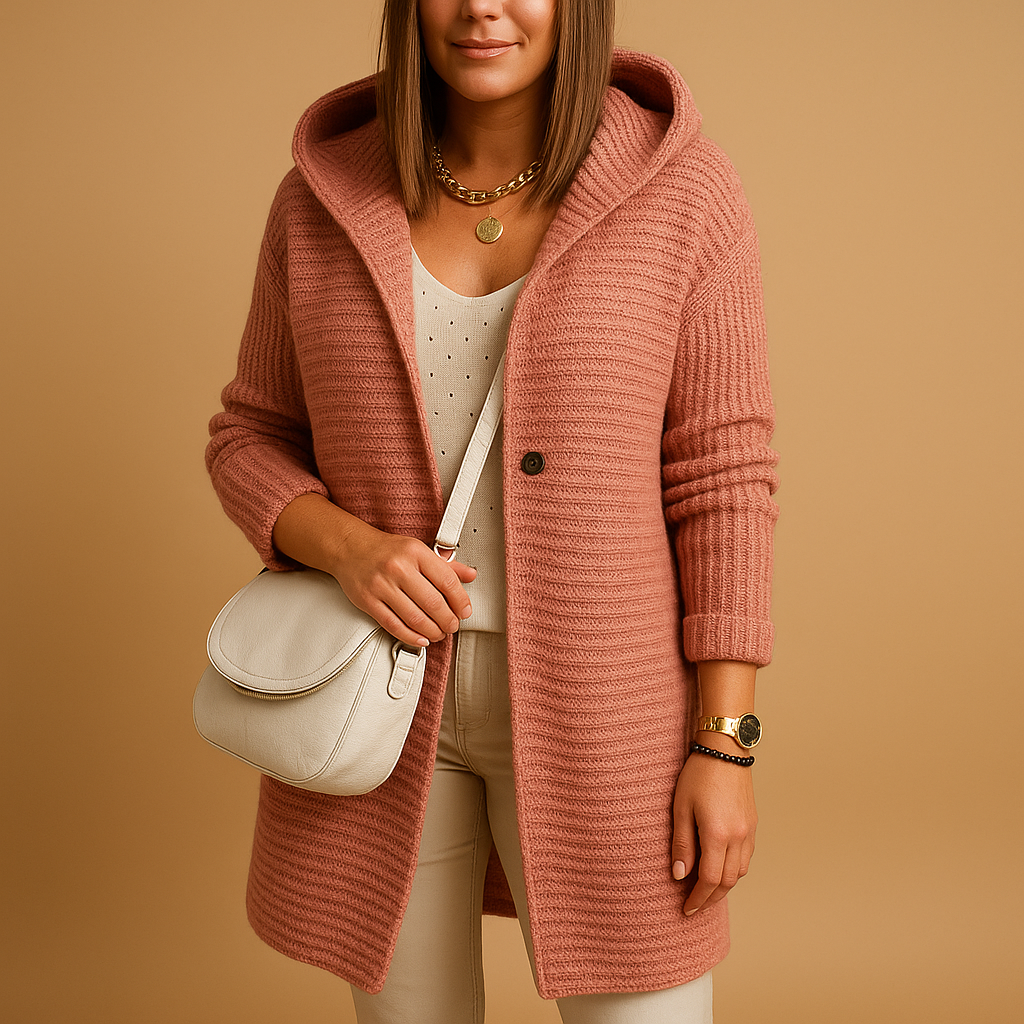 Soft Open Front Knit Cardigan for Women - Luxivelle