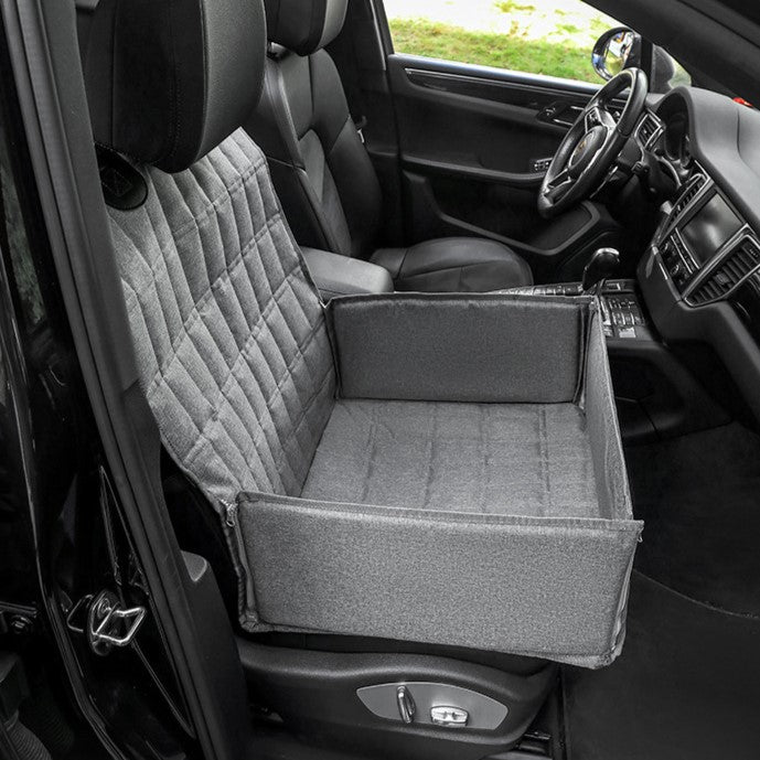 Comfy Padded Pet Car Carrier for Secure Travel - Luxivelle
