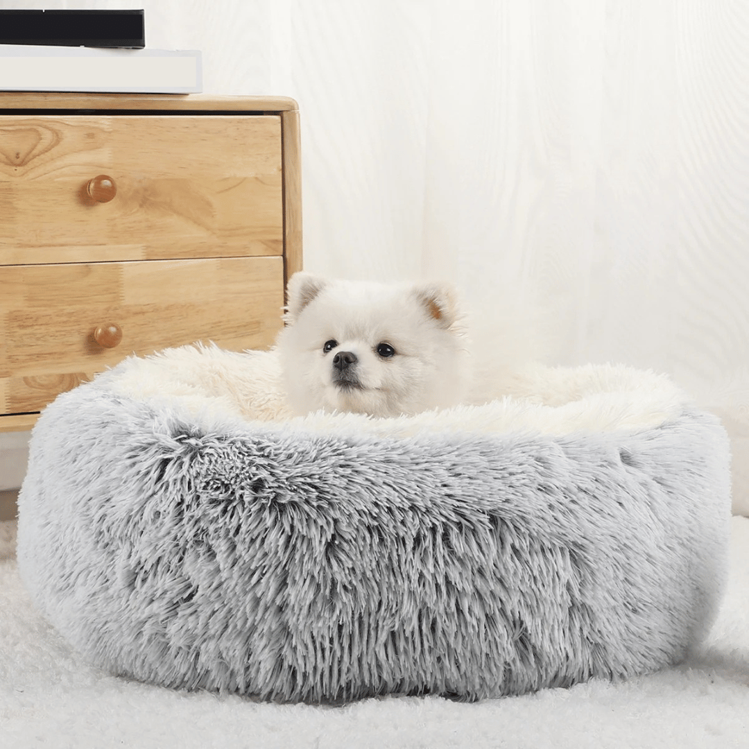 Soft Comfy Donut Pet Bed for Dogs - Luxivelle