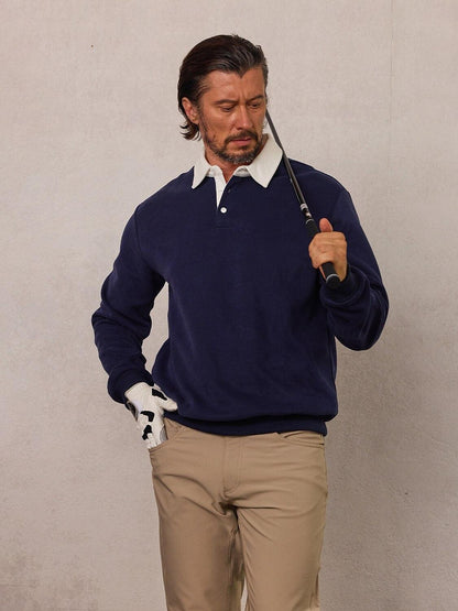 Classic Men's Golf Collar Sweatshirt - Luxivelle