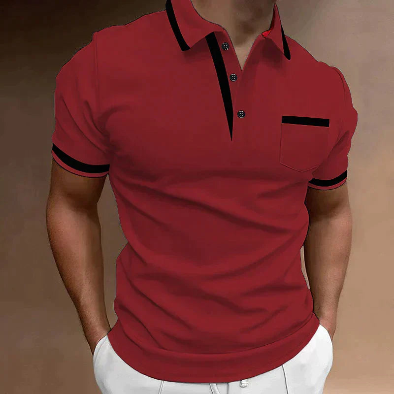 Classic Fit Short Sleeve Mens Polo Shirt