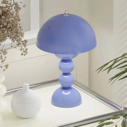 Compact Glass Flower Desk Light Lamp