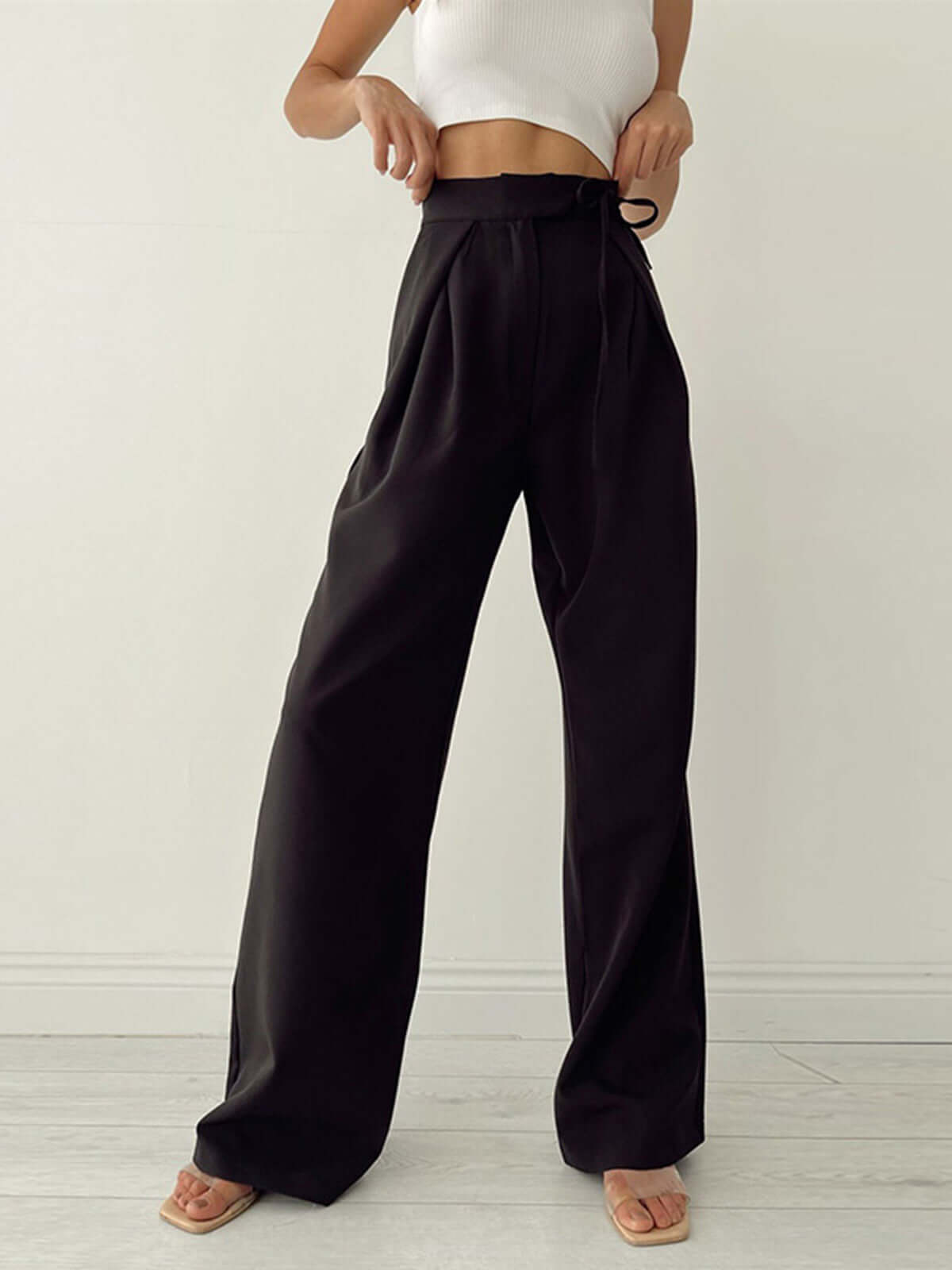 Comfortable Loose Fit High Waisted Palazzo Pants