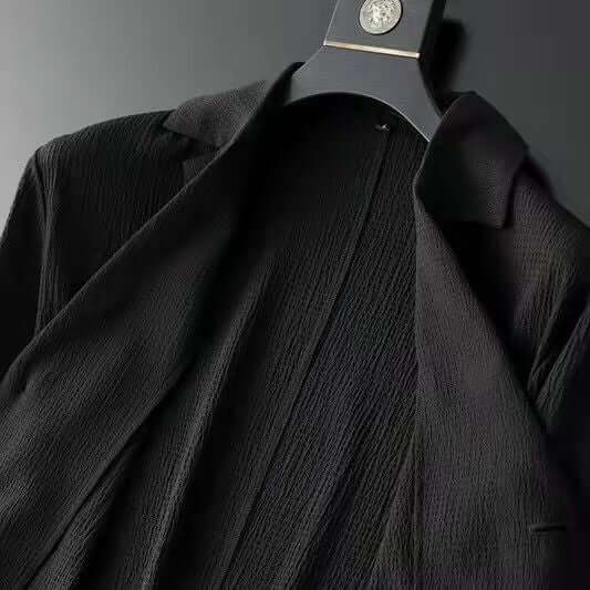 Slim Fit Blazer and Jogger Set for Men