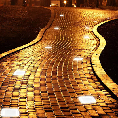Bright Outdoor Solar LED Garden Lamp Square Shape