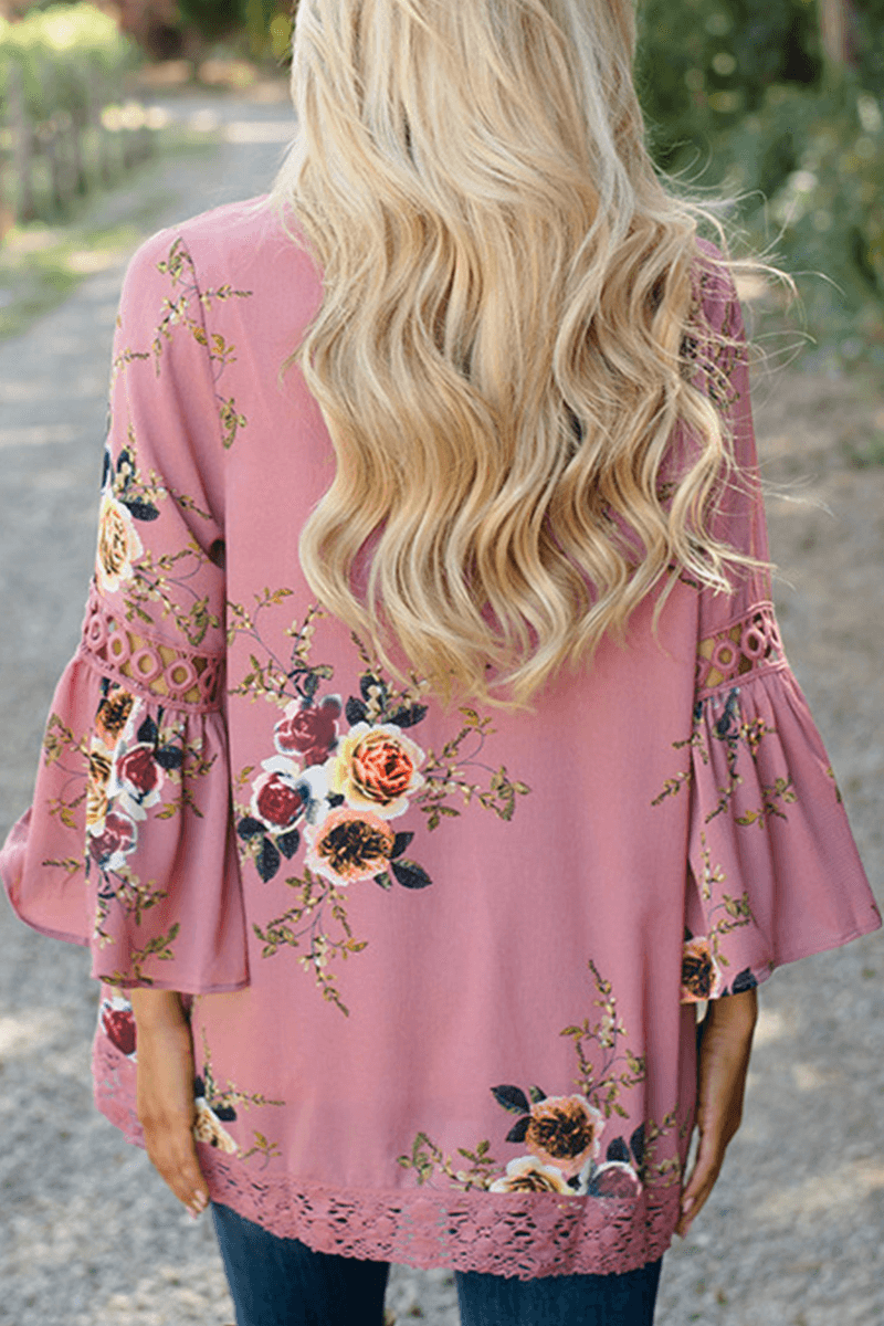 Colorful Quilted Pattern Blouse