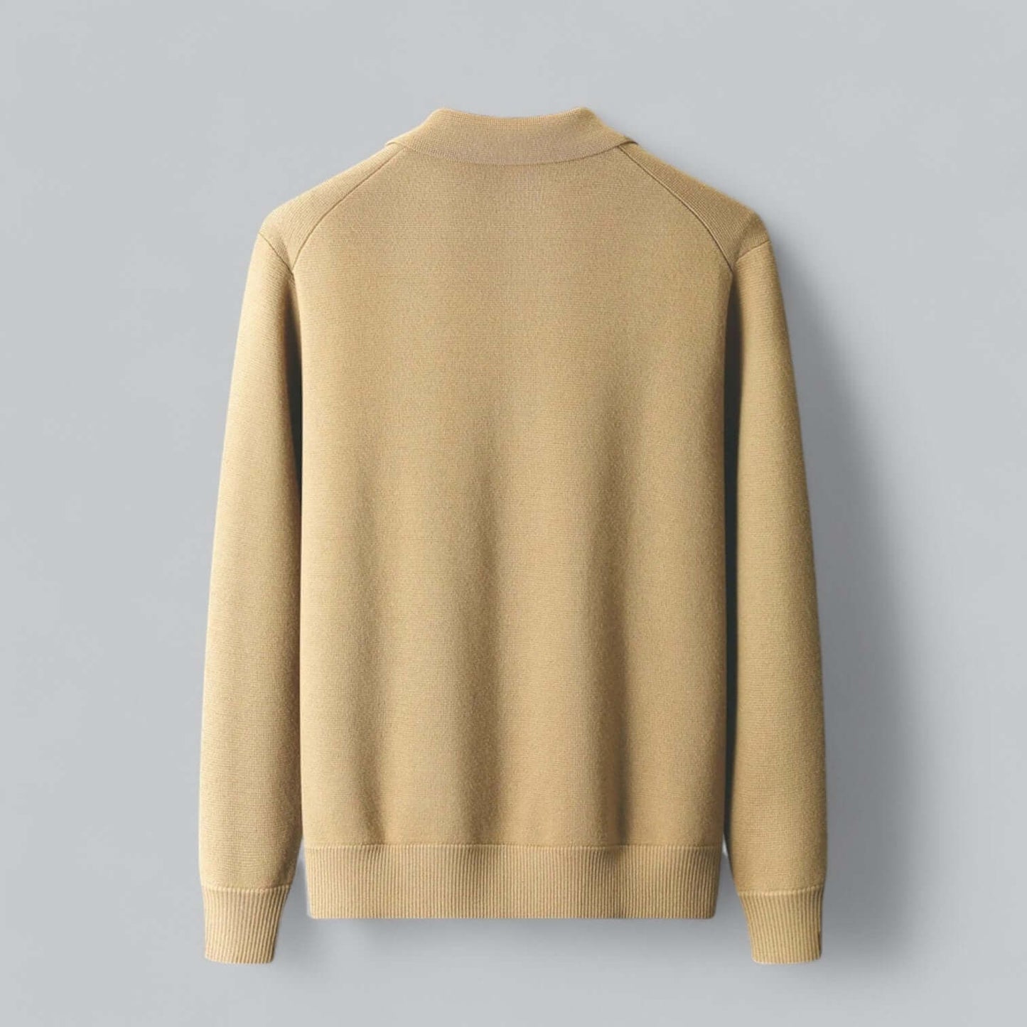 Soft Men's Wool Cardigan Sweater