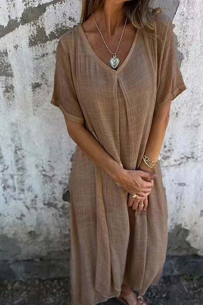 Breathable Summer Midi Dress