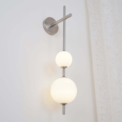 Sleek Round Glass Wall Light