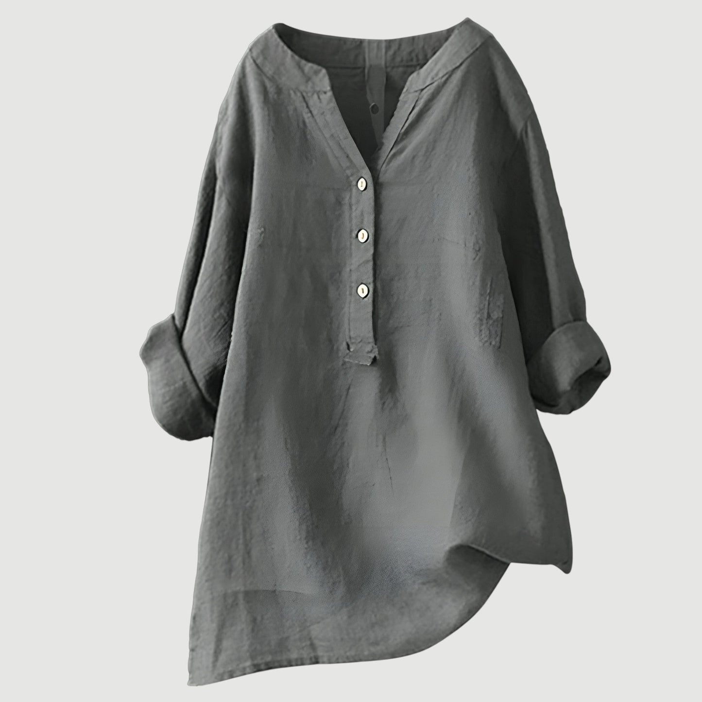 Casual Fit Button Down Tunic