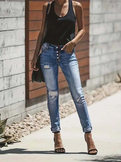 Comfortable Fit Women's Skinny Jeans
