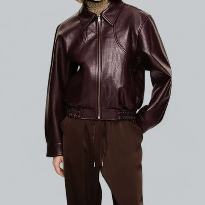 Classic Faux Leather Biker Jacket