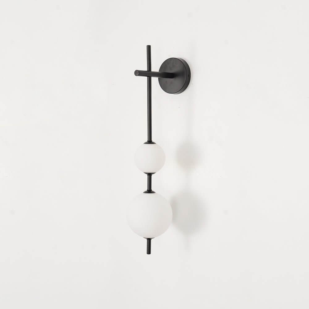 Sleek Round Glass Wall Light