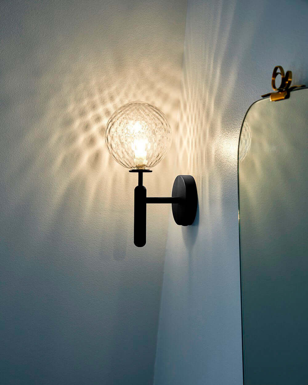 Stylish Glass Wall Light Fixture