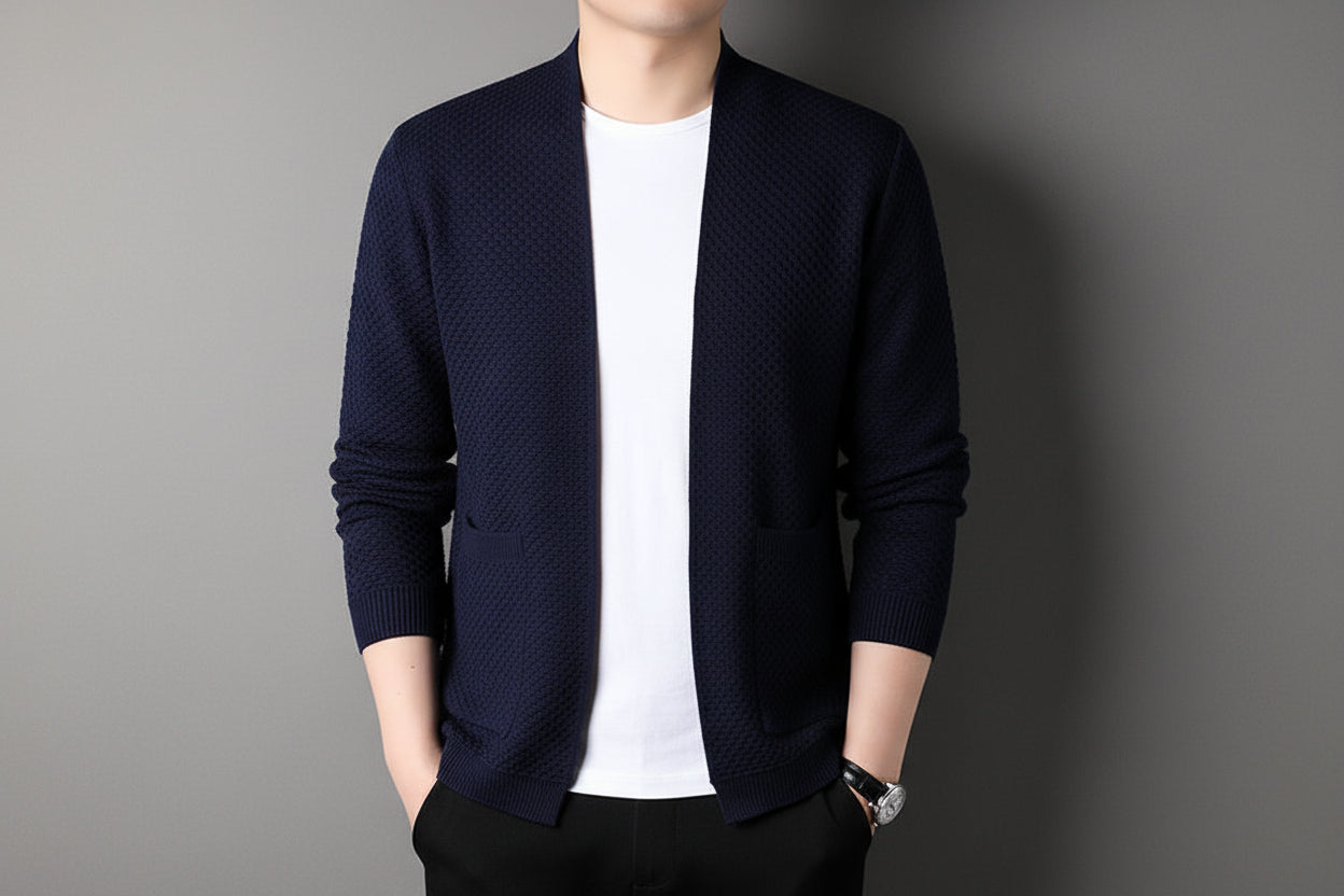 Stylish Knit Sweater Cardigan - Luxivelle
