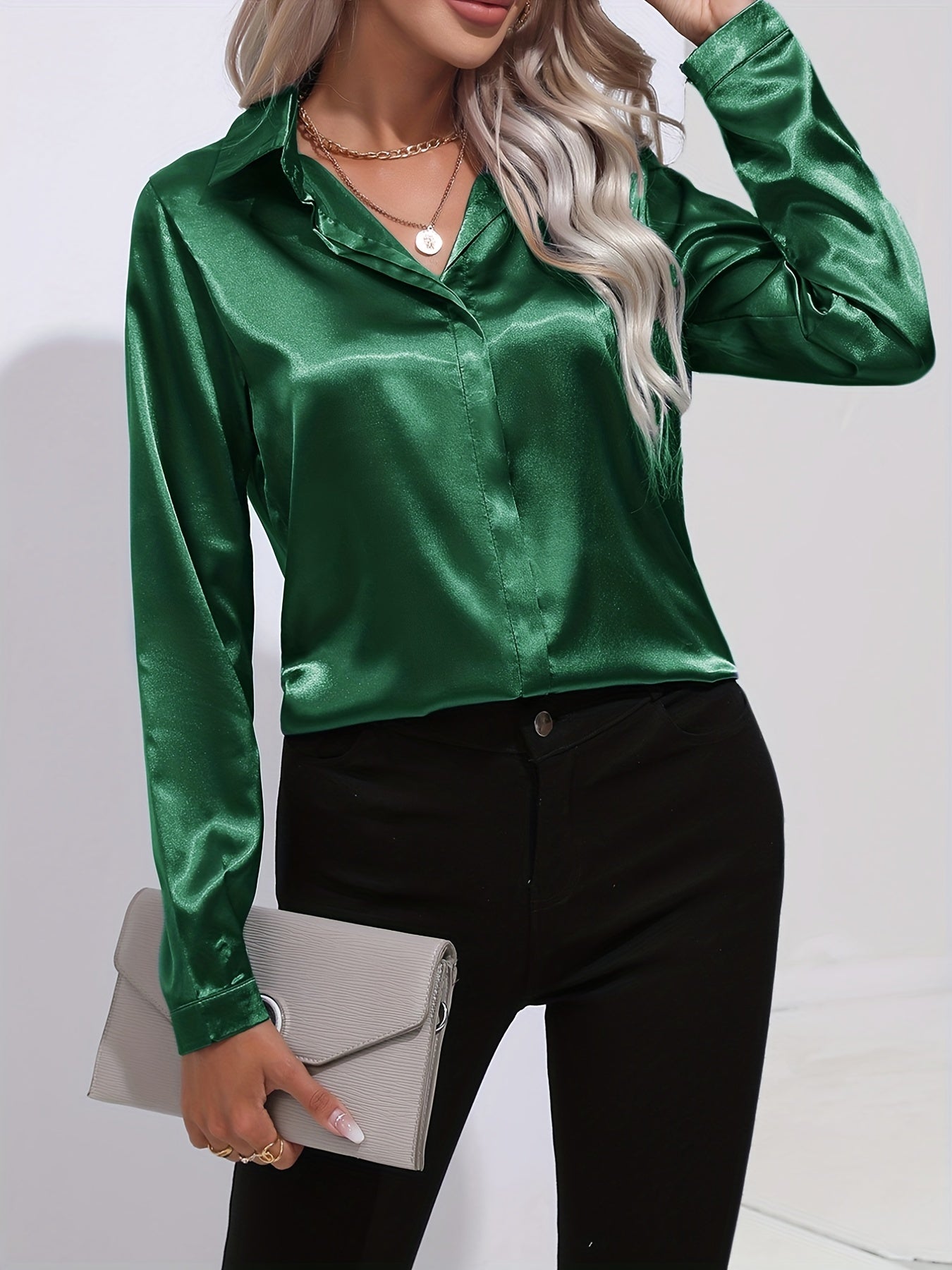 Ladies Classic Point Collar Shirt
