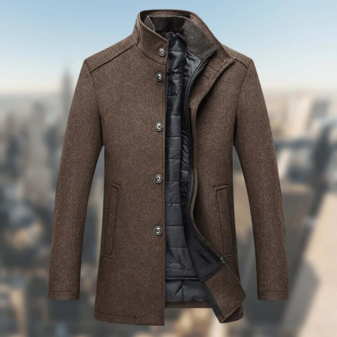 Thermal Insulated Parka for Men with Fur Hood - Luxivelle