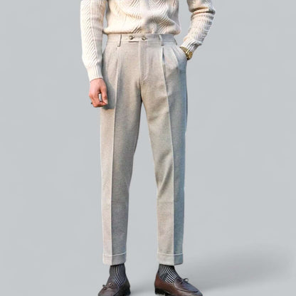 Slim Fit Stretch Dress Pants for Men